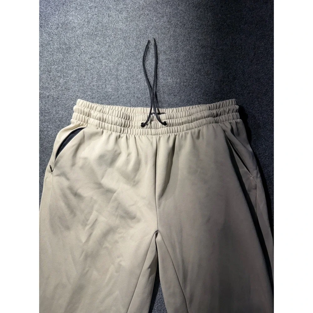 MSX by Michael Strahan Mens Jogger Pants Tan Beige Athletic Sweatpants Size M